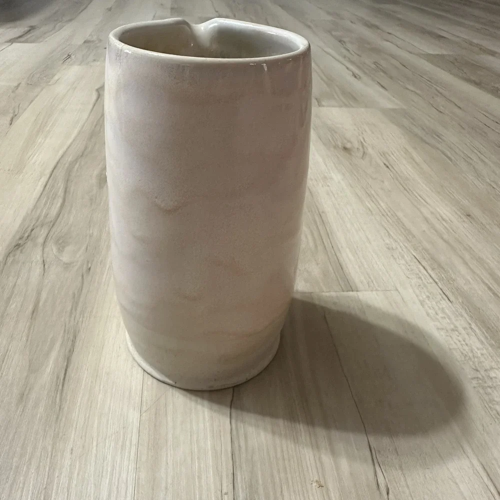 Alissa Goss Pottery Lot Of 2 Vase‎ Jar Pitcher - Honey Glaze Fast Shipping